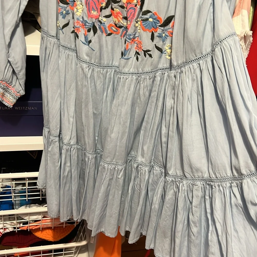 Free People Sunbeams Mini Dress